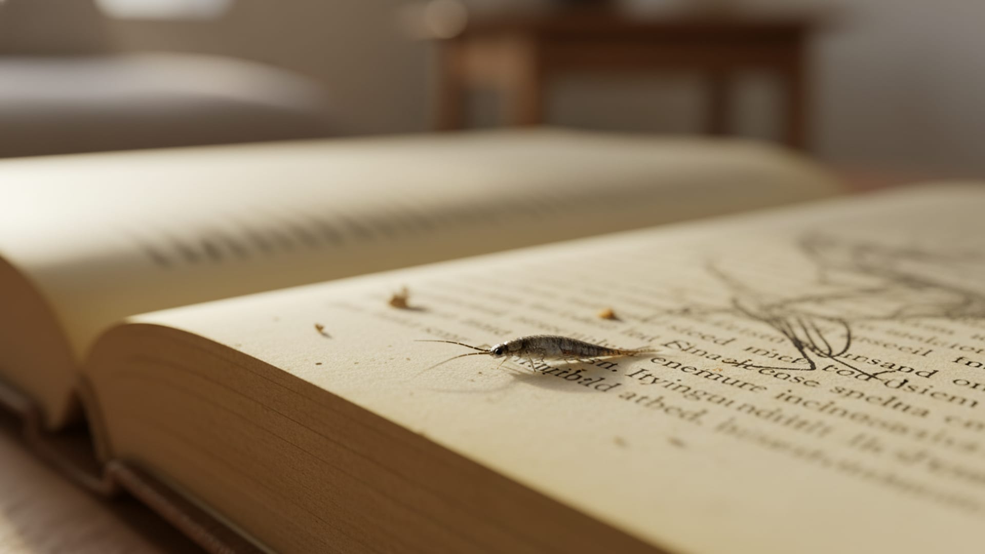 Silverfish on paper in Perth home — professional silverfish treatment