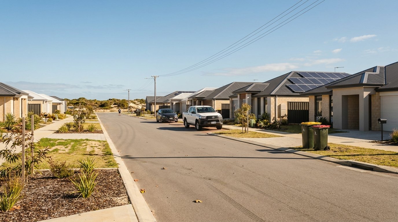 Alkimos / Eglinton streetscape, Perth WA