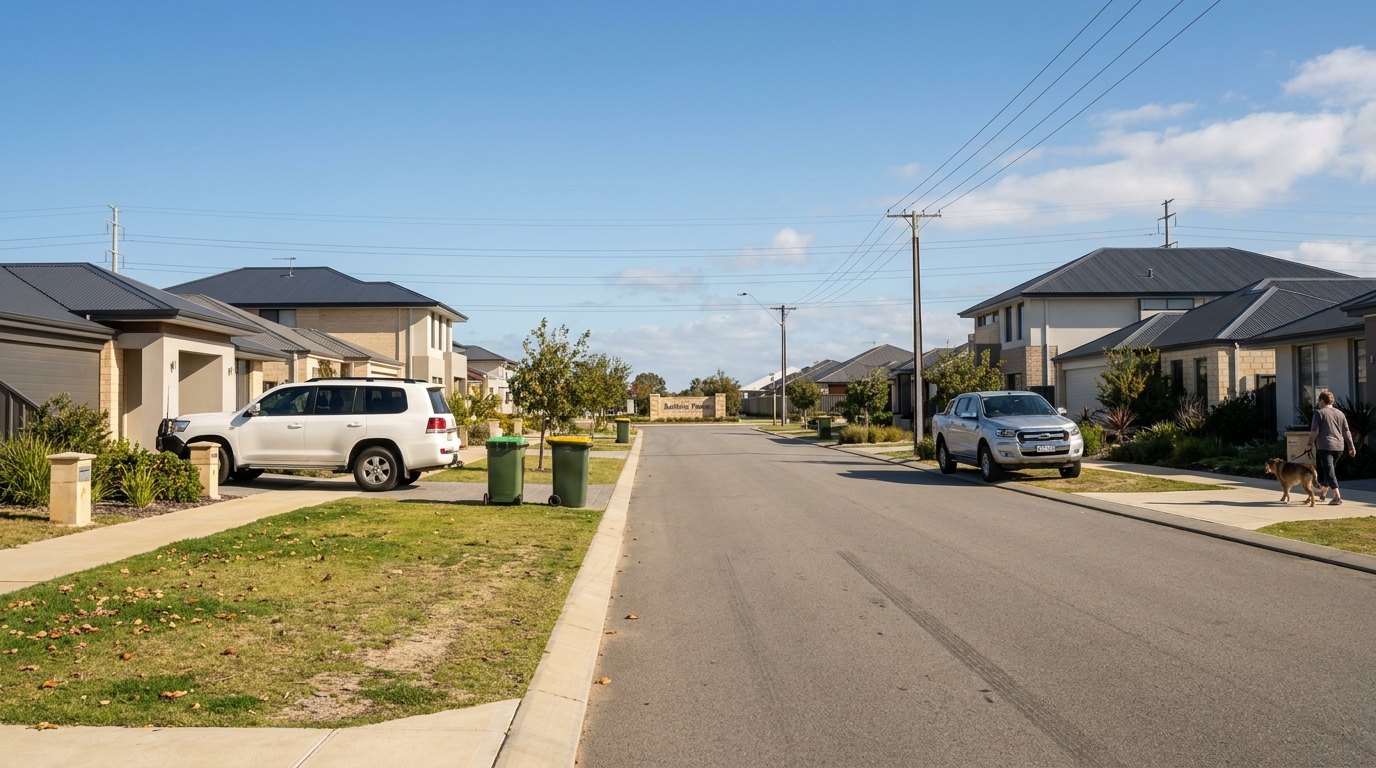 Baldivis streetscape, Perth WA