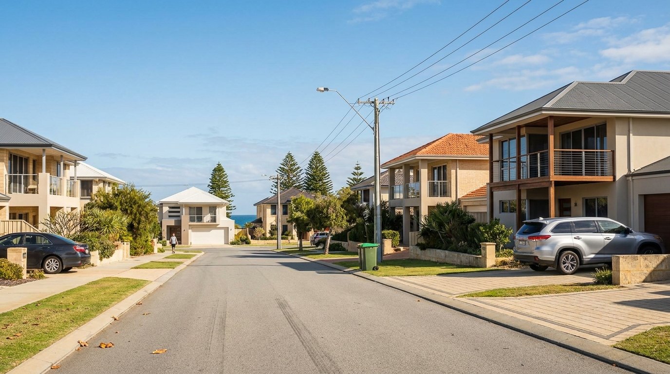 Burns Beach / Mindarie streetscape, Perth WA