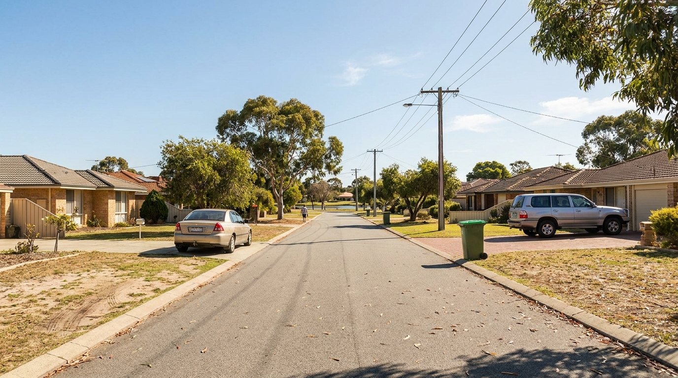 Canning Vale streetscape, Perth WA