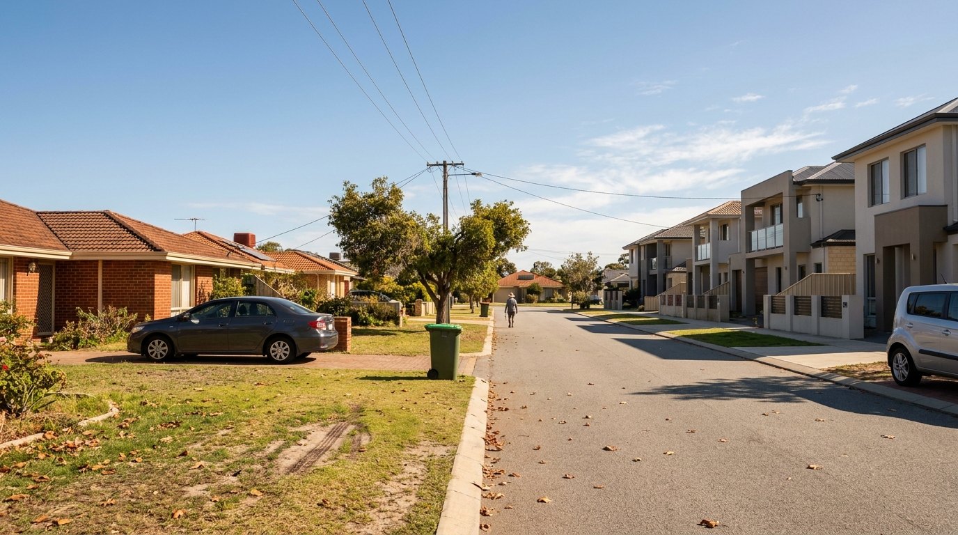 Clarkson streetscape, Perth WA
