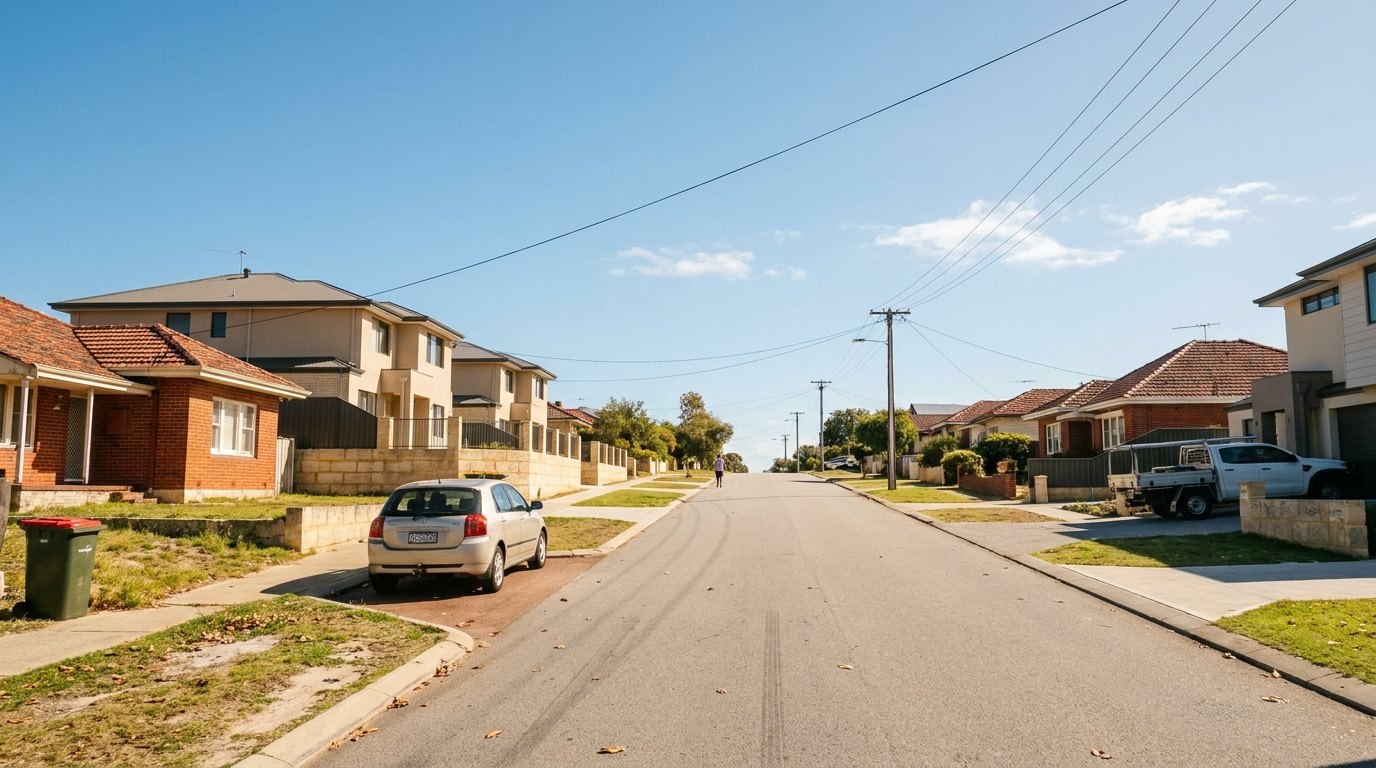 Doubleview streetscape, Perth WA