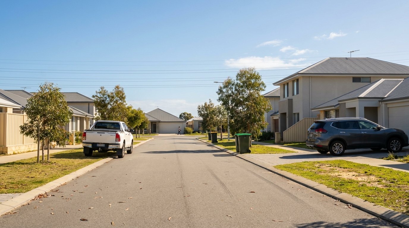 Ellenbrook / Aveley streetscape, Perth WA