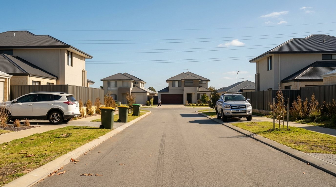 Harrisdale / Piara Waters streetscape, Perth WA