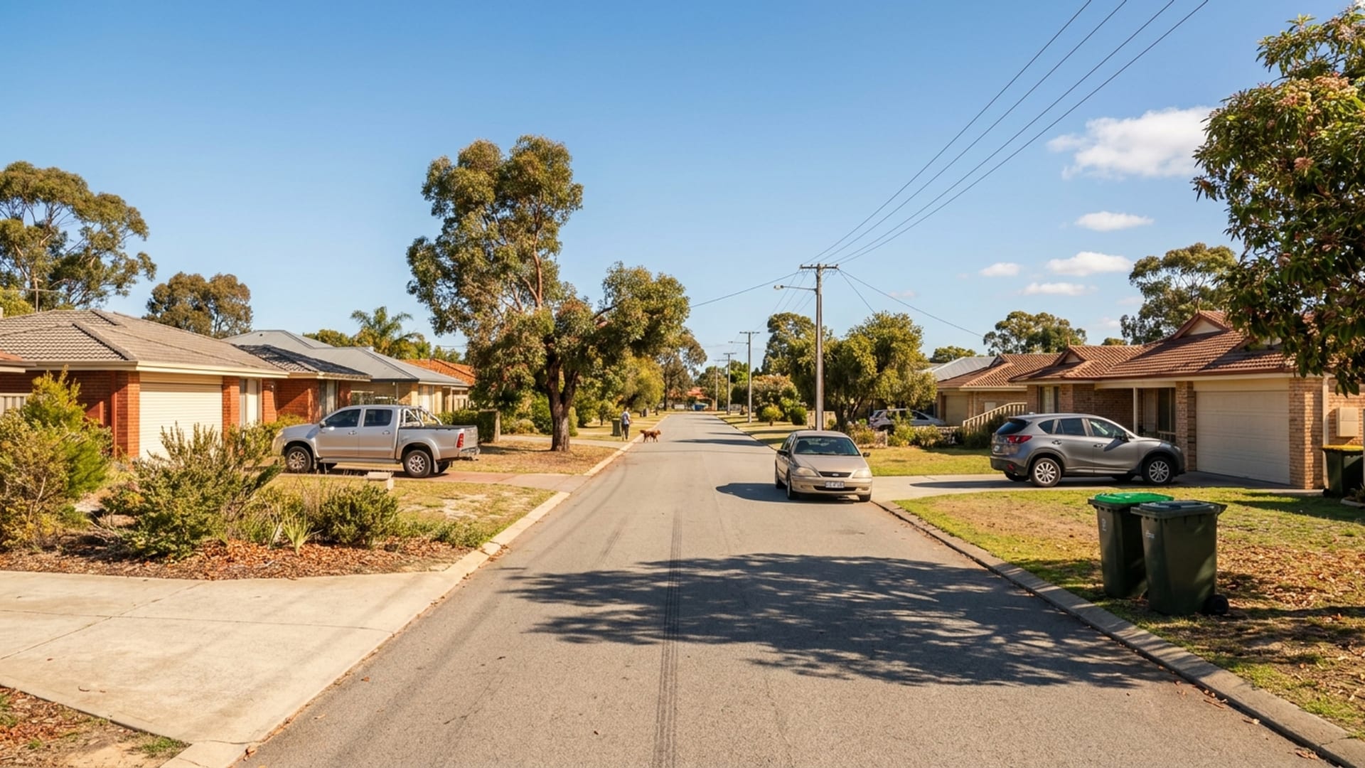 Heathridge streetscape, Perth WA