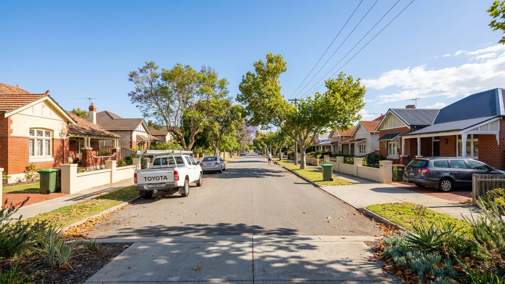Mount Hawthorn streetscape, Perth WA