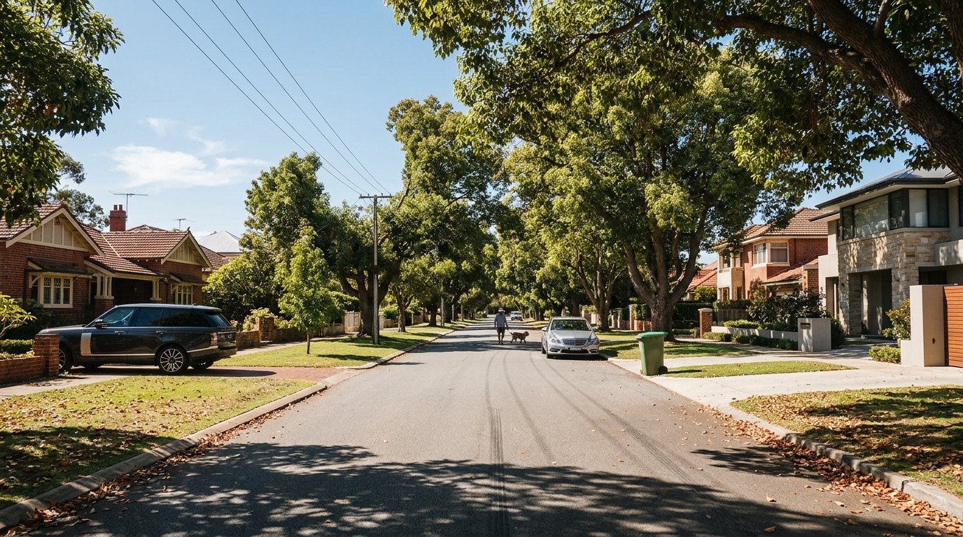Nedlands & Dalkeith streetscape, Perth WA