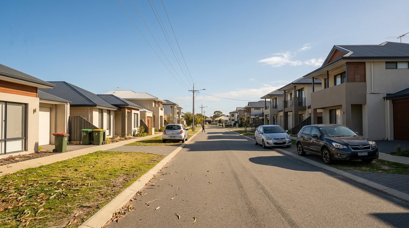 Wellard streetscape, Perth WA