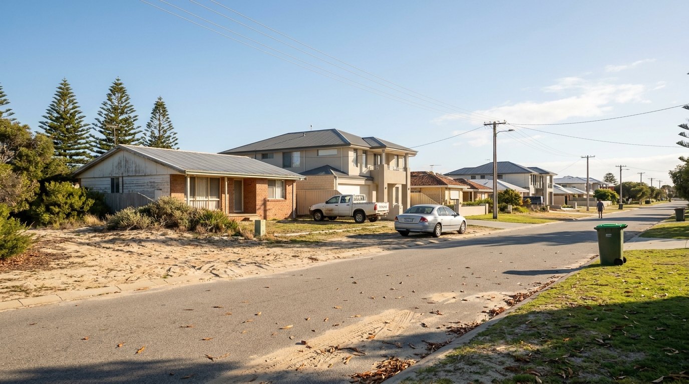 Yanchep / Two Rocks streetscape, Perth WA